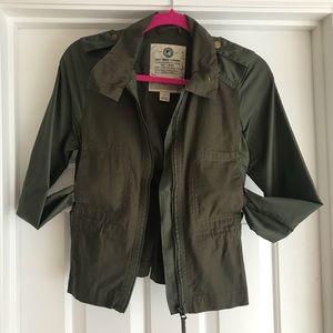 Lucky Brand Olive Green Utility Jacket